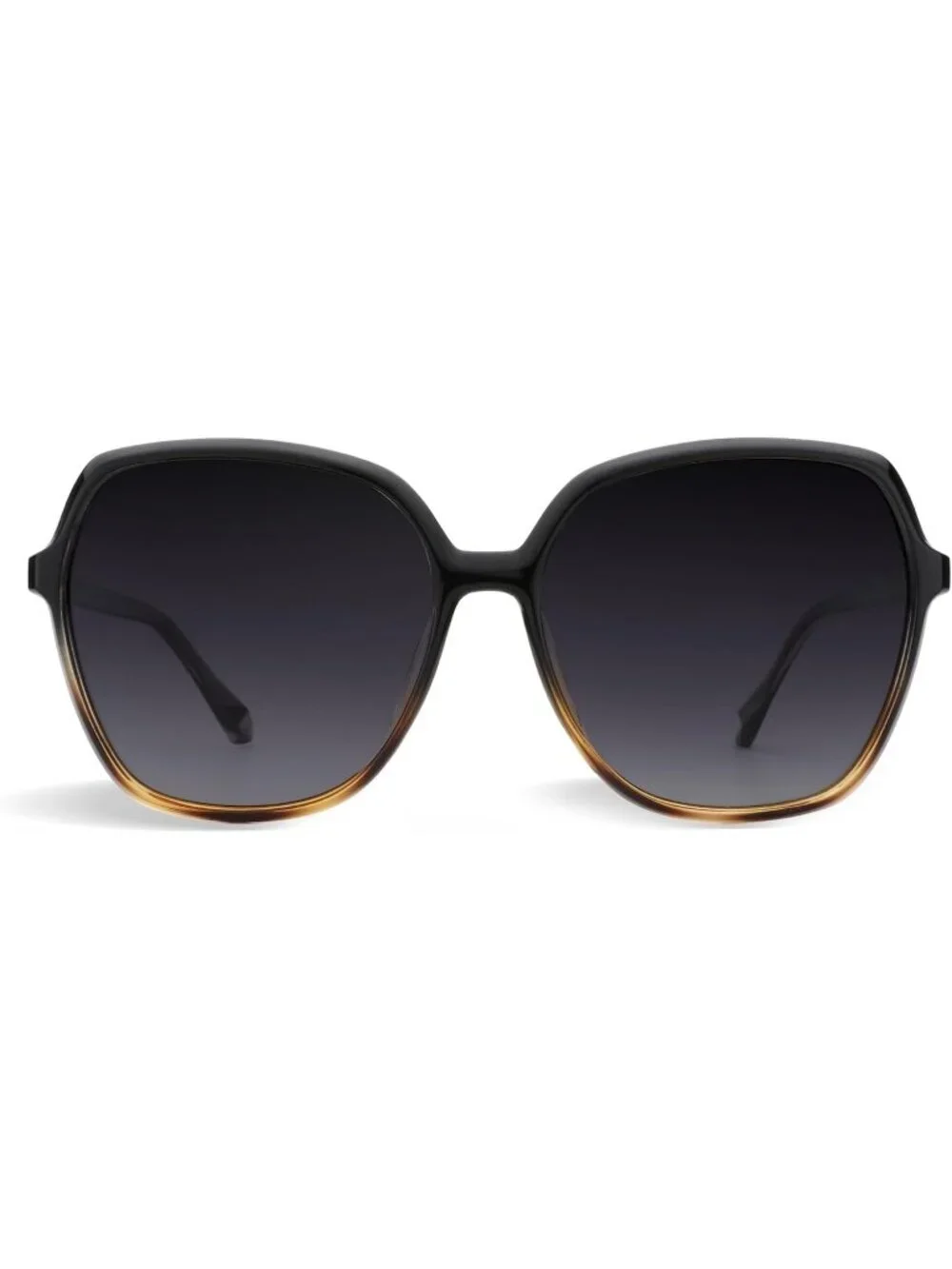 Women's Polarized Oversized Square Sun Glasses Shades UV400 Protection C03 Black
